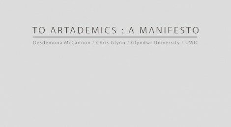 To Artademics: A Manifesto